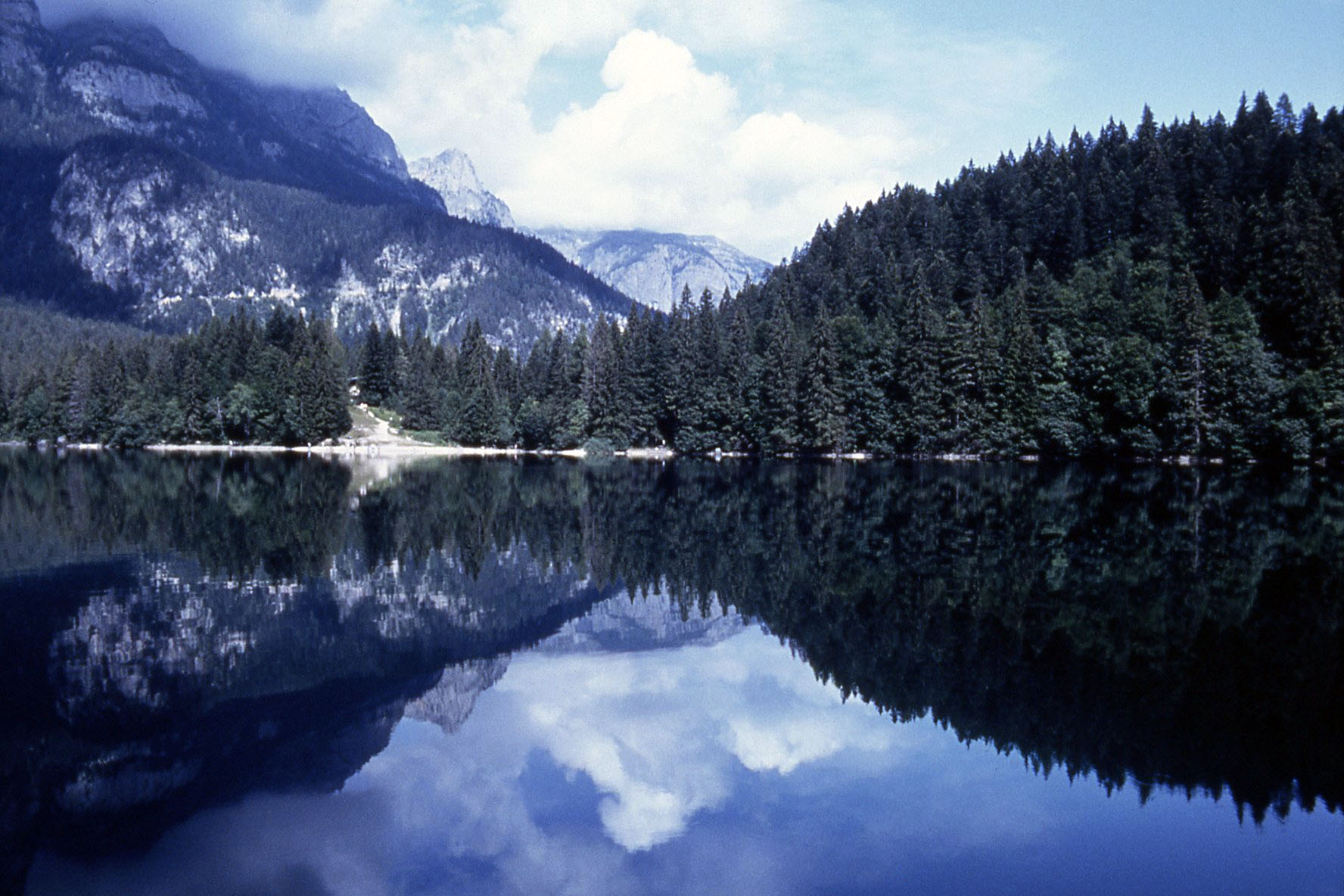 Lago di Tovel, Trentino, agosto 1992.