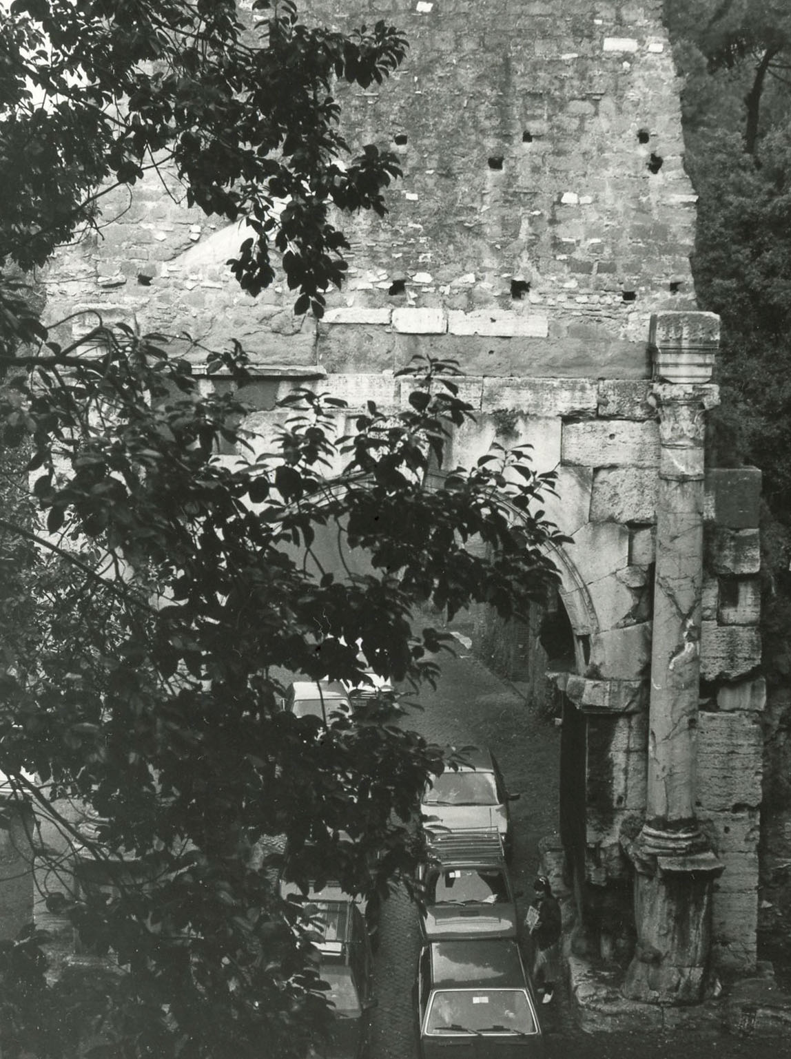 Porta San Sebastiano, Roma, dicembre 1992.