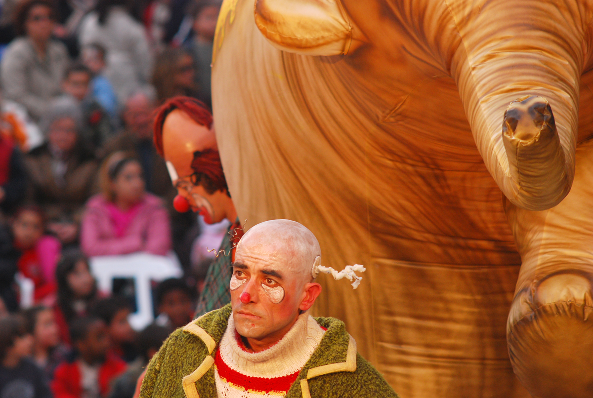 Clown, Festa della Maddalena, Castellón de la Plana, Spagna