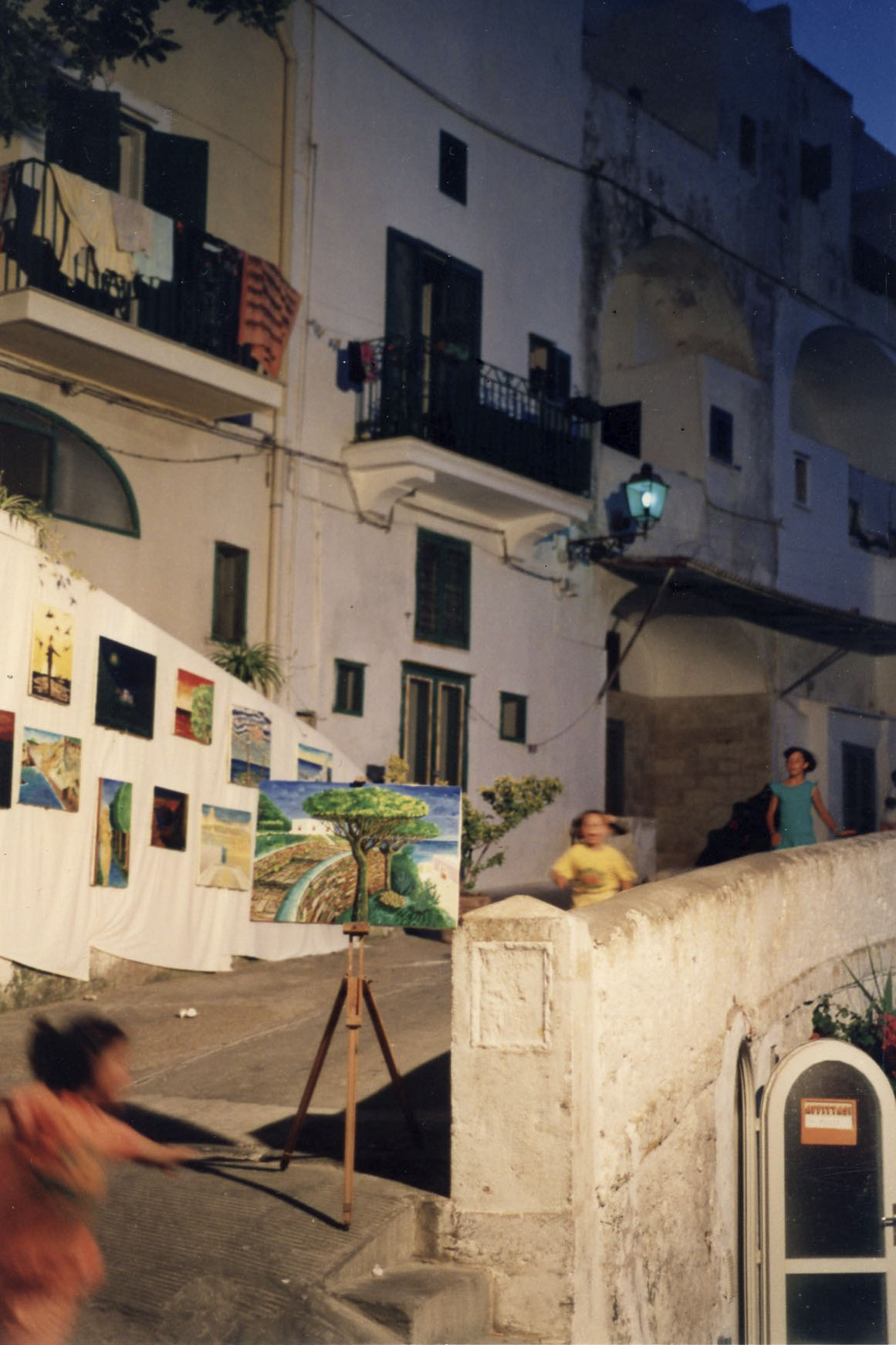 Bambini che corrono, Ponza, luglio 1991.