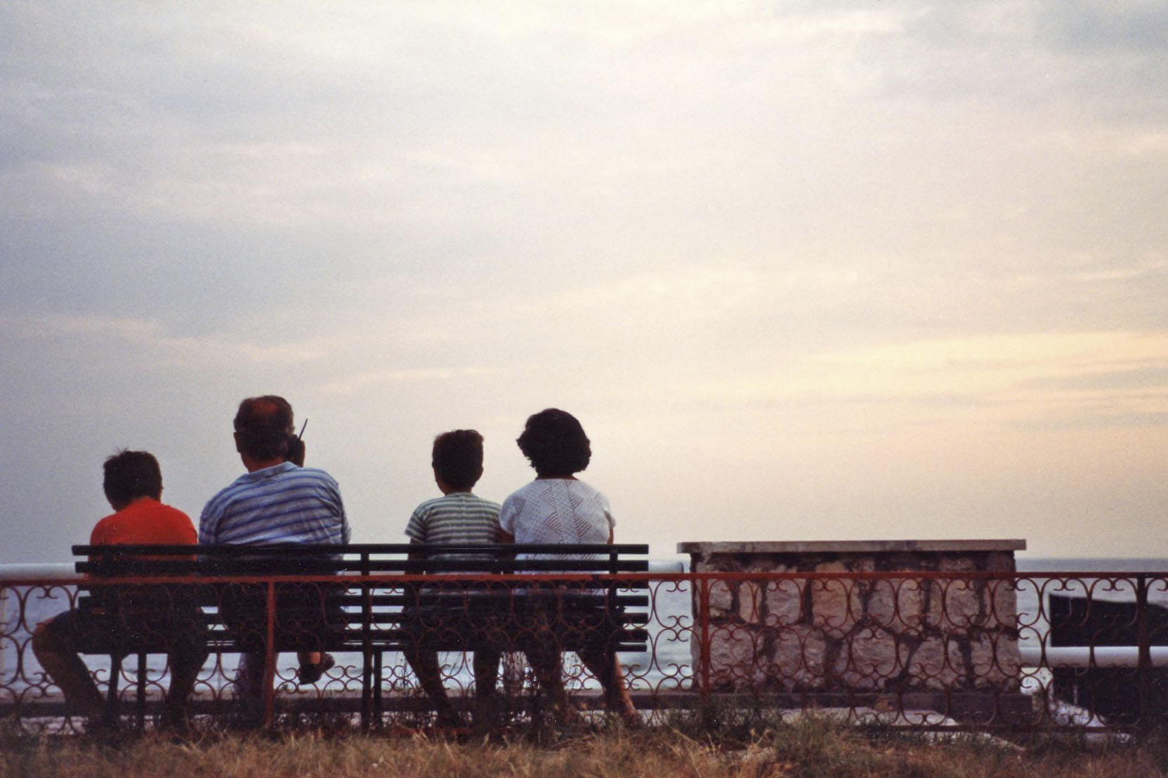 Quadro familiare, Terracina, agosto 1991.