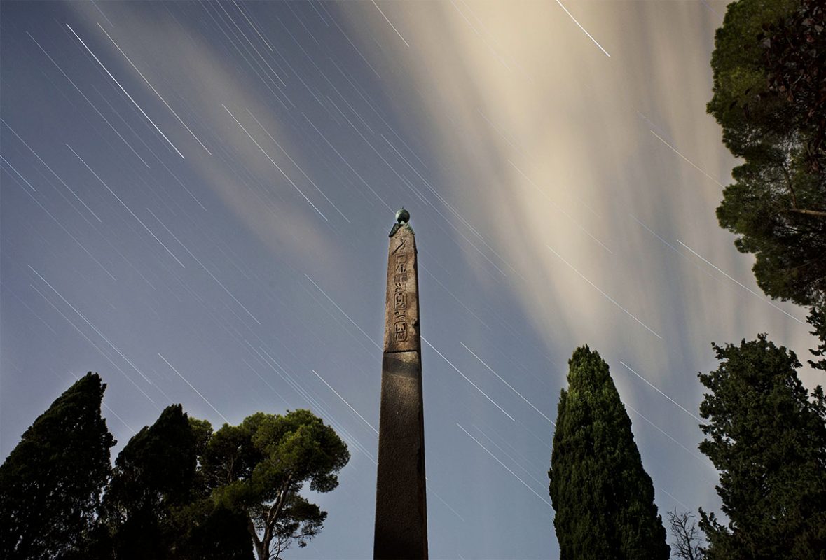 Obelisco Mattei, Villa Celimontana, Roma.